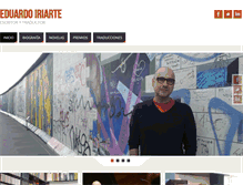 Tablet Screenshot of eduardoiriarte.com